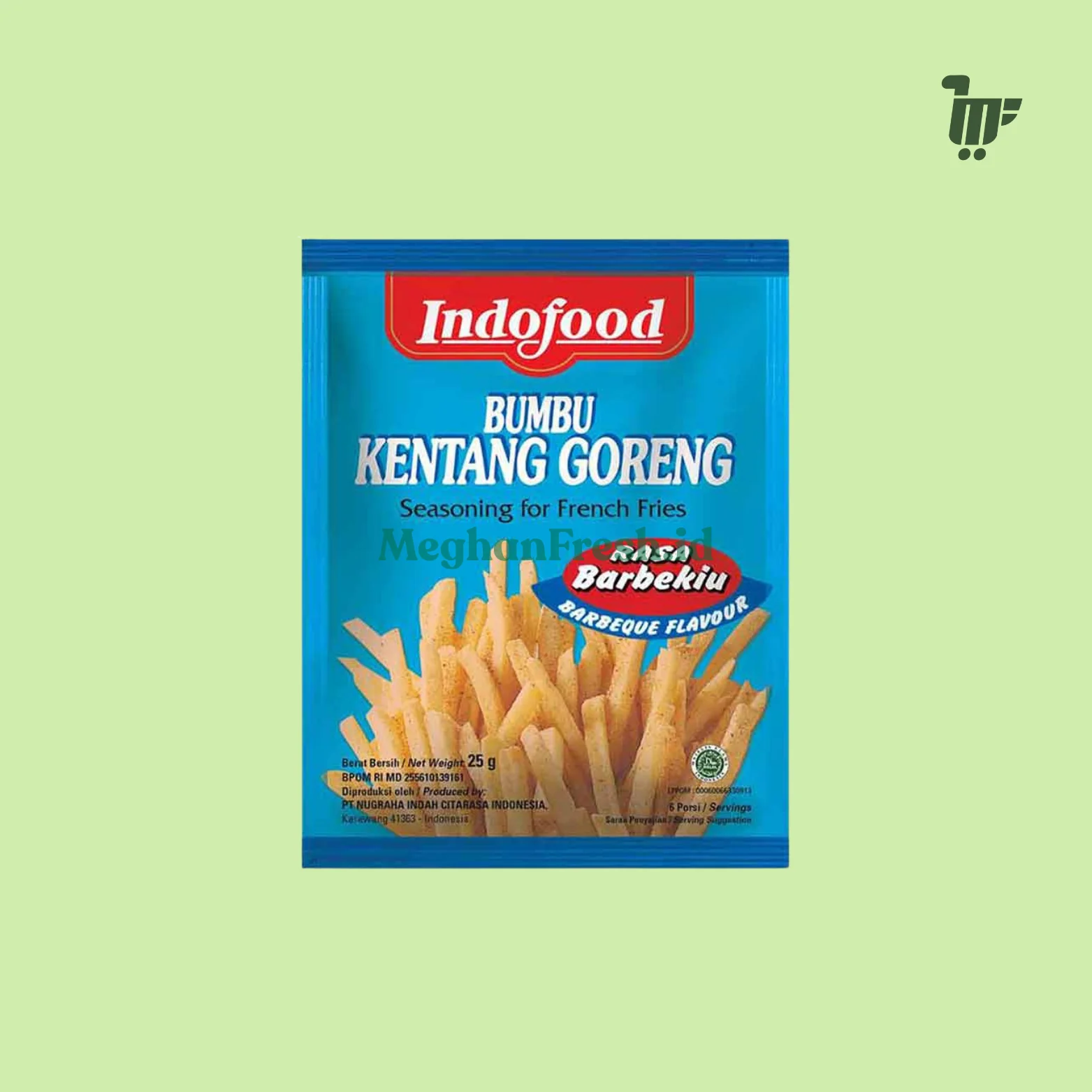 Indofood Bumbu Kentang Goreng Barbeque 25gr