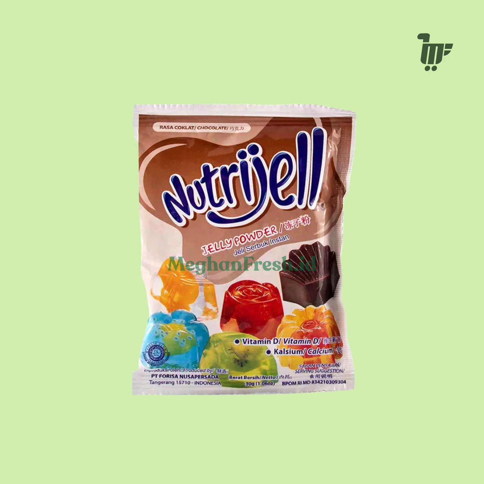 Nutrijell Powder Coklat 30gr